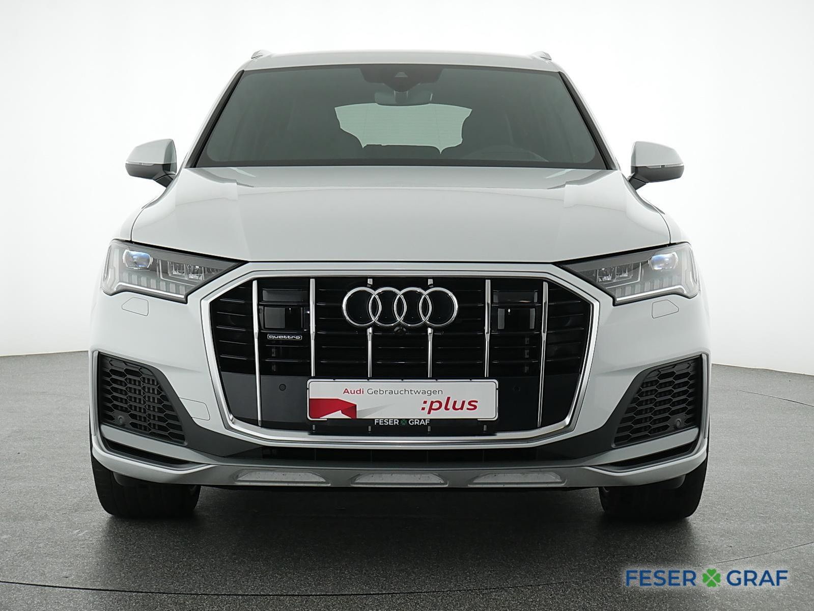 Audi Q7 55 TFSI e S Line B&O,AHK,HUD,Sitzbel,Matrix,S