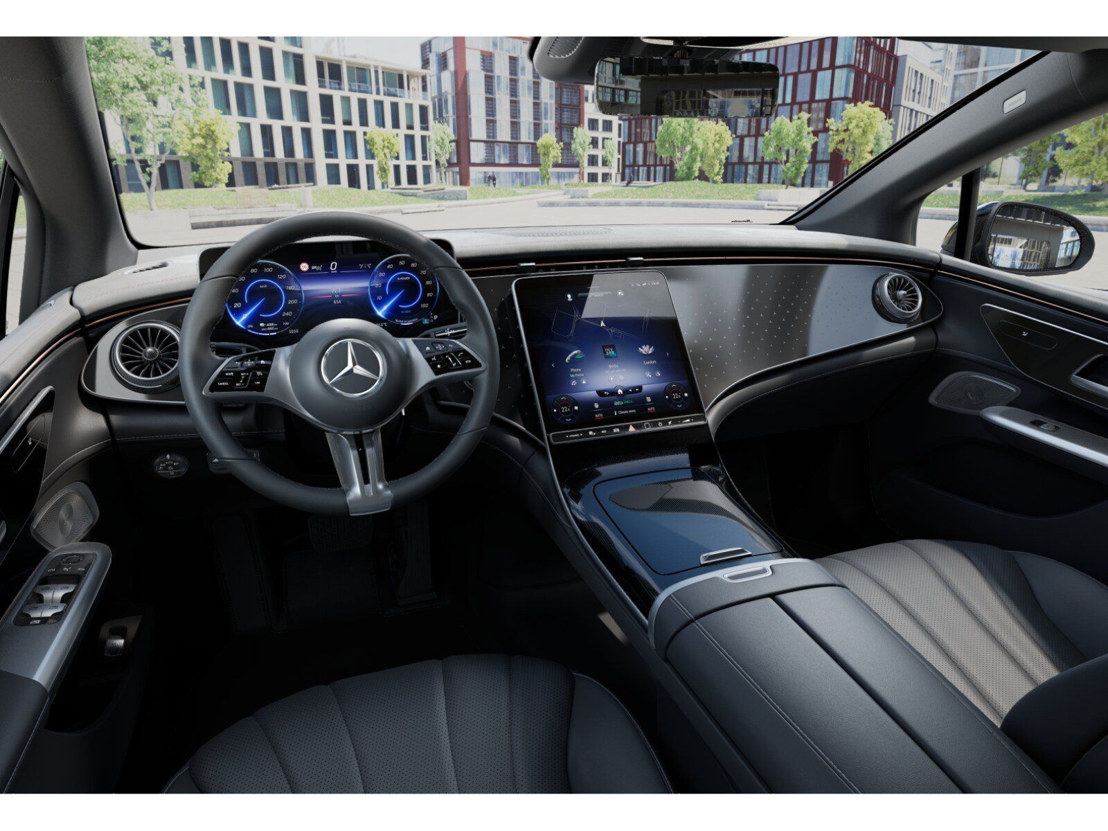 Mercedes EQE350+ AMG+MBUX+DIGITAL+NIGHT+Burmester-3D+AHK