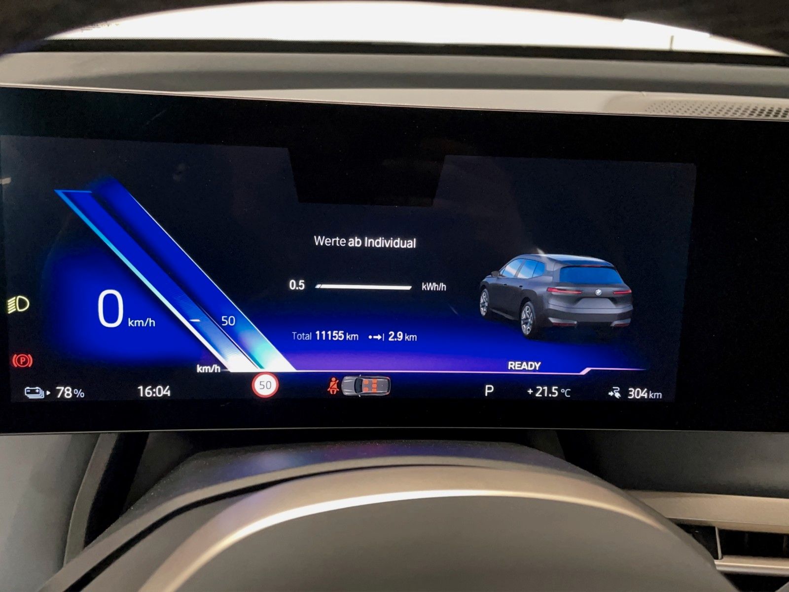 BMW iX4 40 xDr Sport 360° AHK Sitzbel ACC HuD Laser