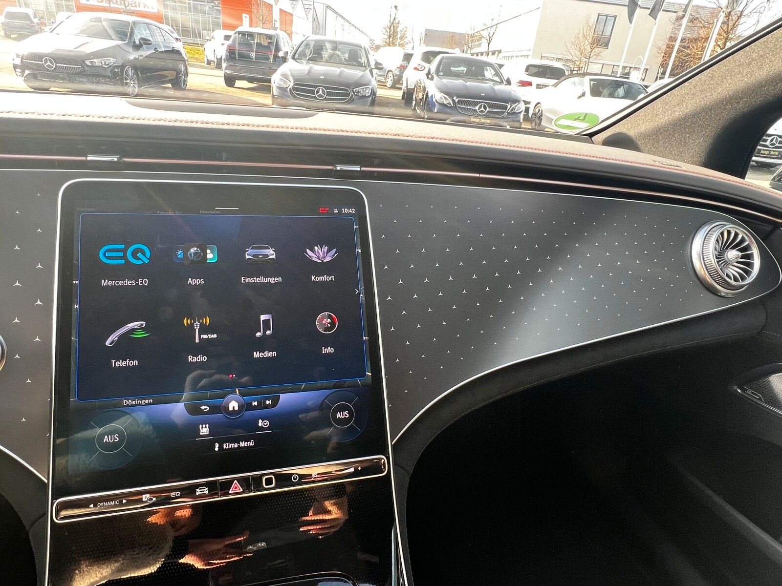 Mercedes EQE350+ AMG D-Light Distronic Abrisskante TOP
