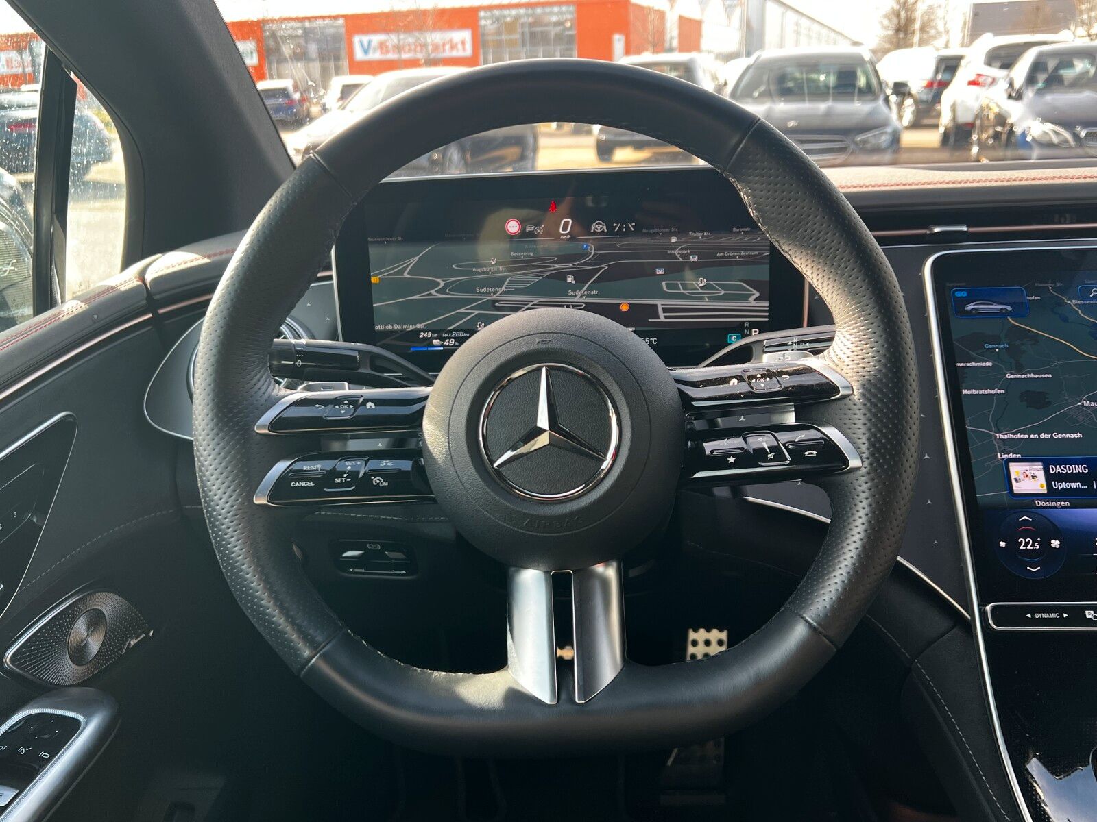 Mercedes EQE350+ AMG D-Light Distronic Abrisskante TOP