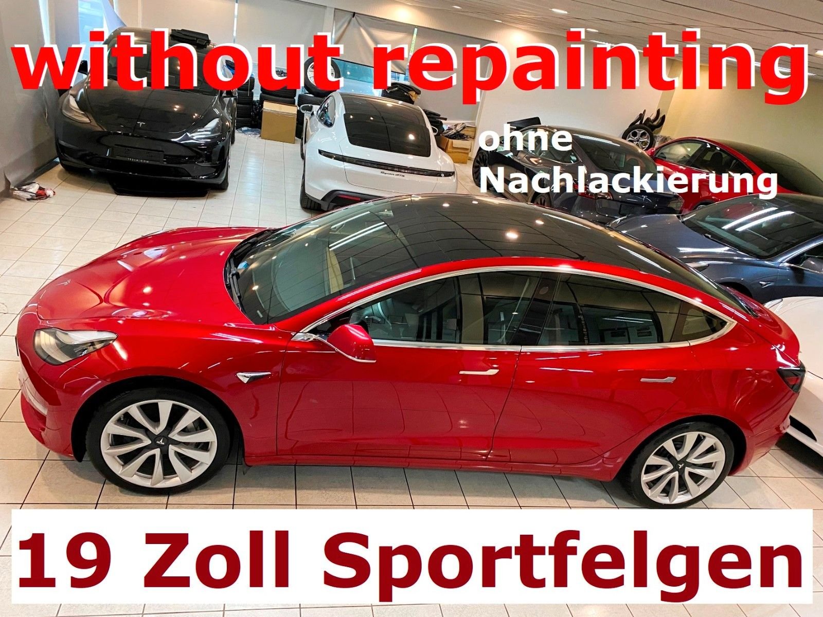 Tesla Model 3 LR+19Zoll Sportfelge+ohne Nachlackierung