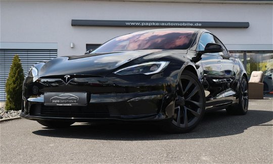Tesla Model S Plaid Tri-Motor - 21" - luftundervogn - Anhængertræk - Yoke ++
